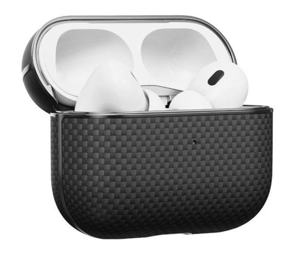PITAKA Aramid Fiber Magnetic Case black/gray AirPods Pro2 - 1369420 - zdjęcie 3